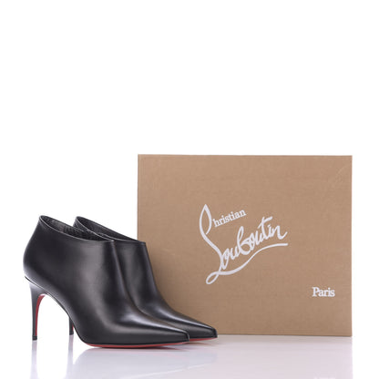 Christian Louboutin Calfskin Gorgona 85 Ankle Boots 38.5 Black 9 of 9