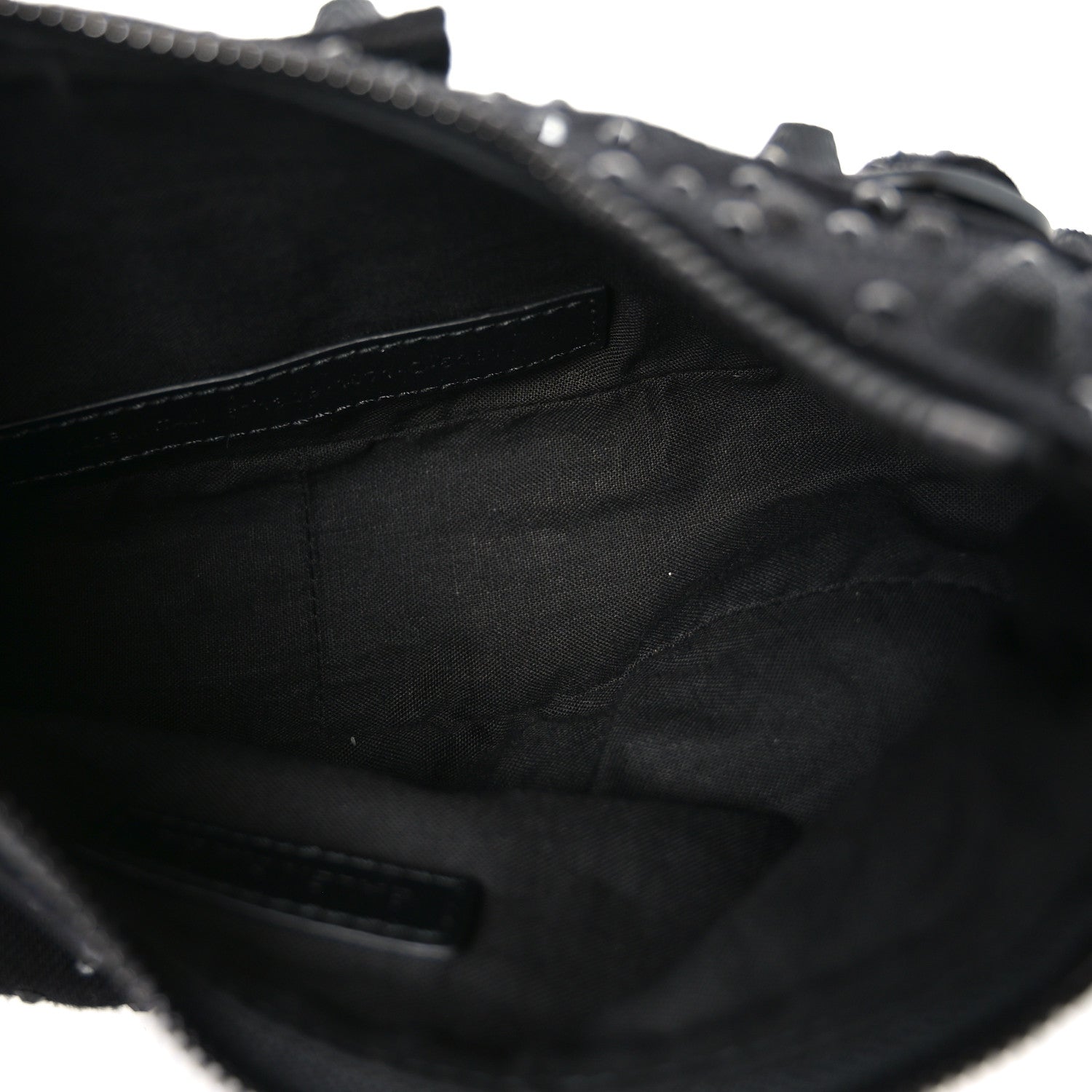 Balenciaga Denim Embellished Le Cagole Shoulder Bag XS Black 5 of 12