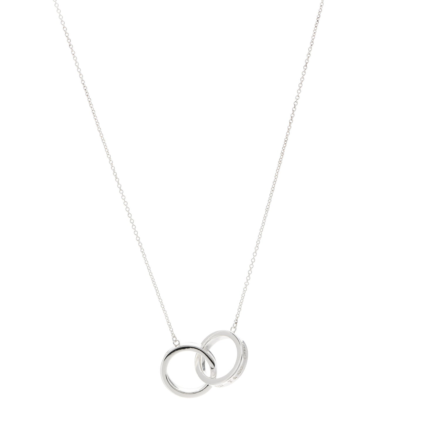 Sterling Silver 1837 Interlocking Circles Pendant Necklace
