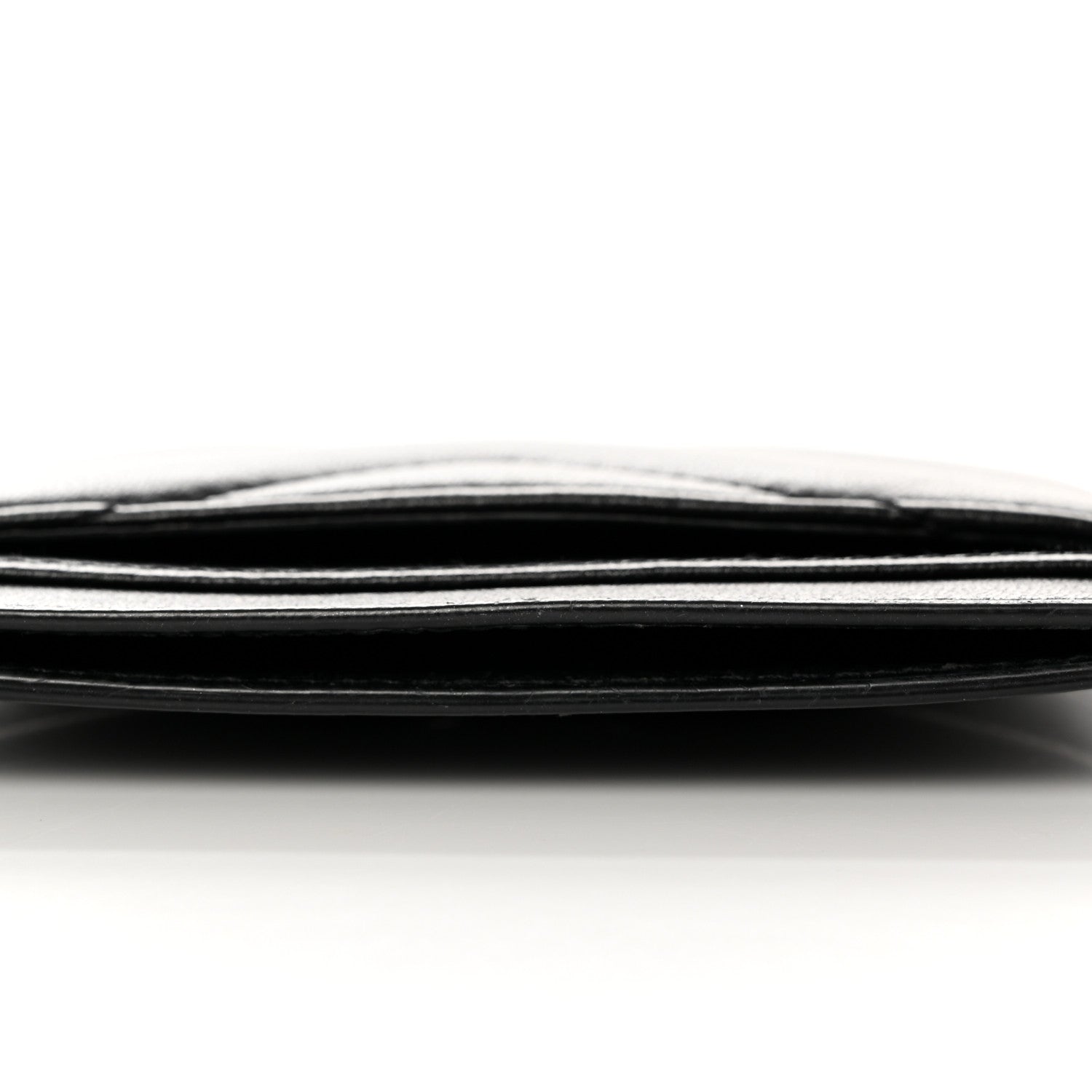 Saint Laurent Calfskin Y Quilted Monogram LouLou Credit Card Case Black 15 of 15