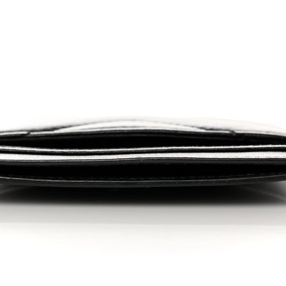 Saint Laurent Calfskin Y Quilted Monogram LouLou Credit Card Case Black 15 of 15