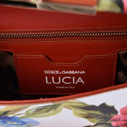 Dolce & Gabbana Calfskin Lucia Printed Top Handle Bag 7 of 11