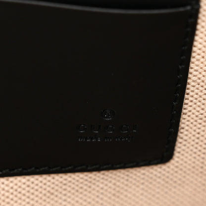Gucci GG Supreme Monogram Kingsnake Zip Wristlet Pouch Black Grey 6 of 8