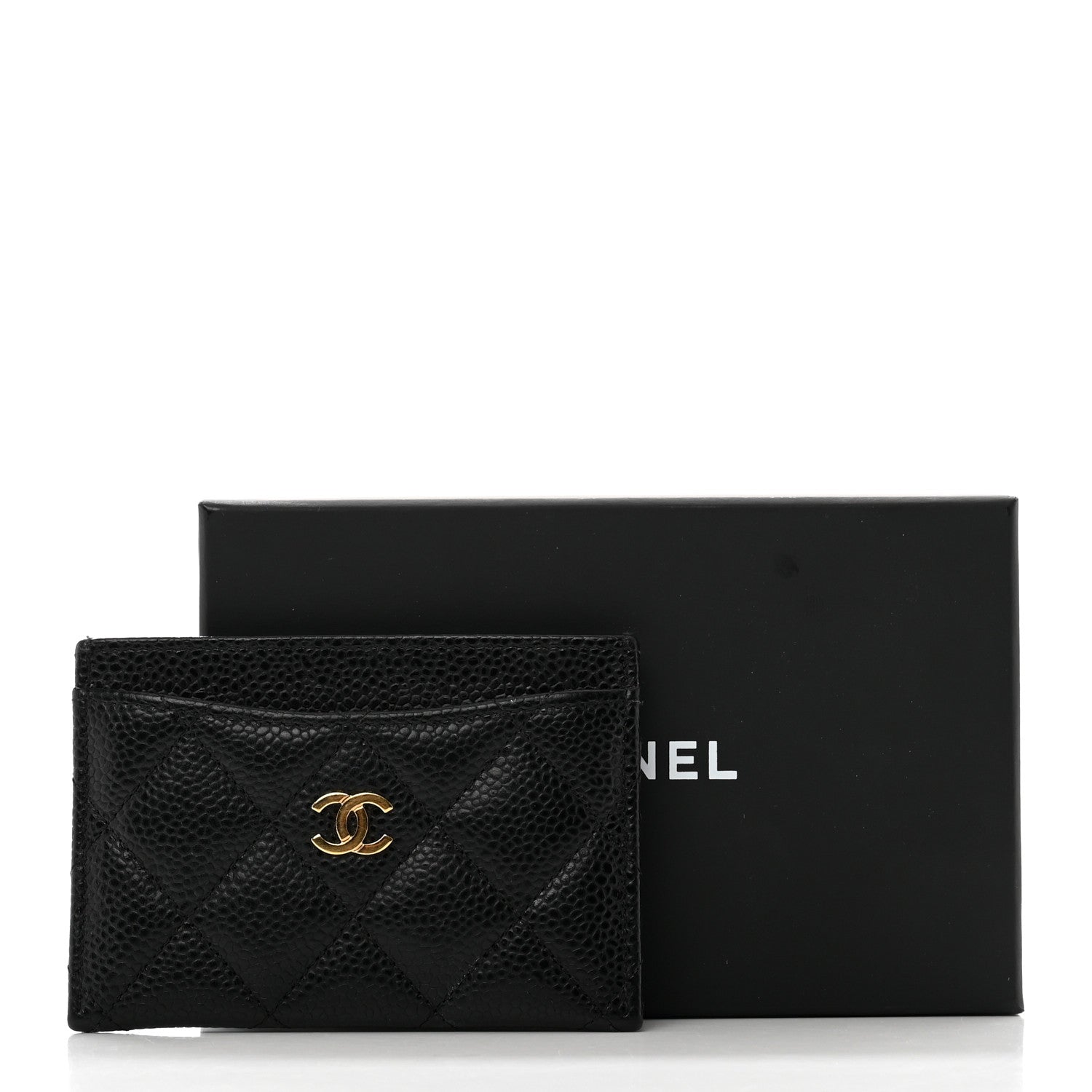 Chanel Caviar Quilted Card Holder Black 11 of 11