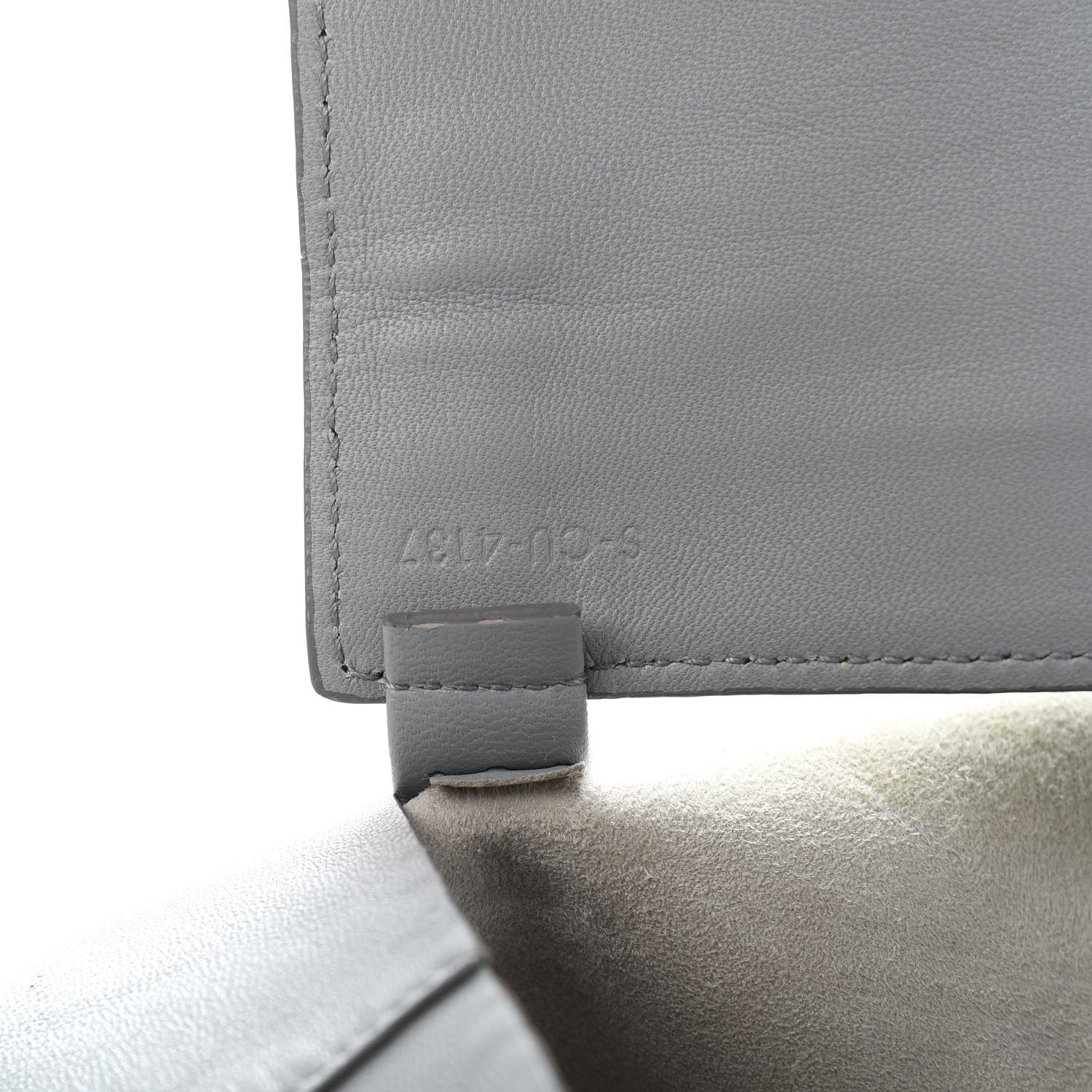 Celine Lambskin Horizontal Cabas Cloud 7 of 16