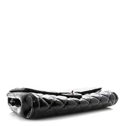 Chanel Patent Quilted Clutch with Chain Flap Black 4 of 13