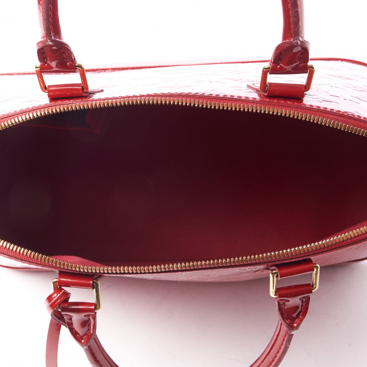 Louis Vuitton Vernis Alma GM Pomme D'Amour 8 of 8