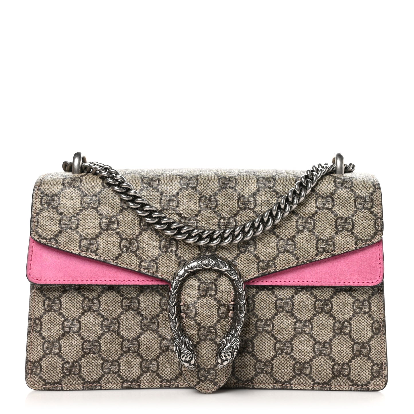 GG Supreme Monogram Small Dionysus Shoulder Bag Pink