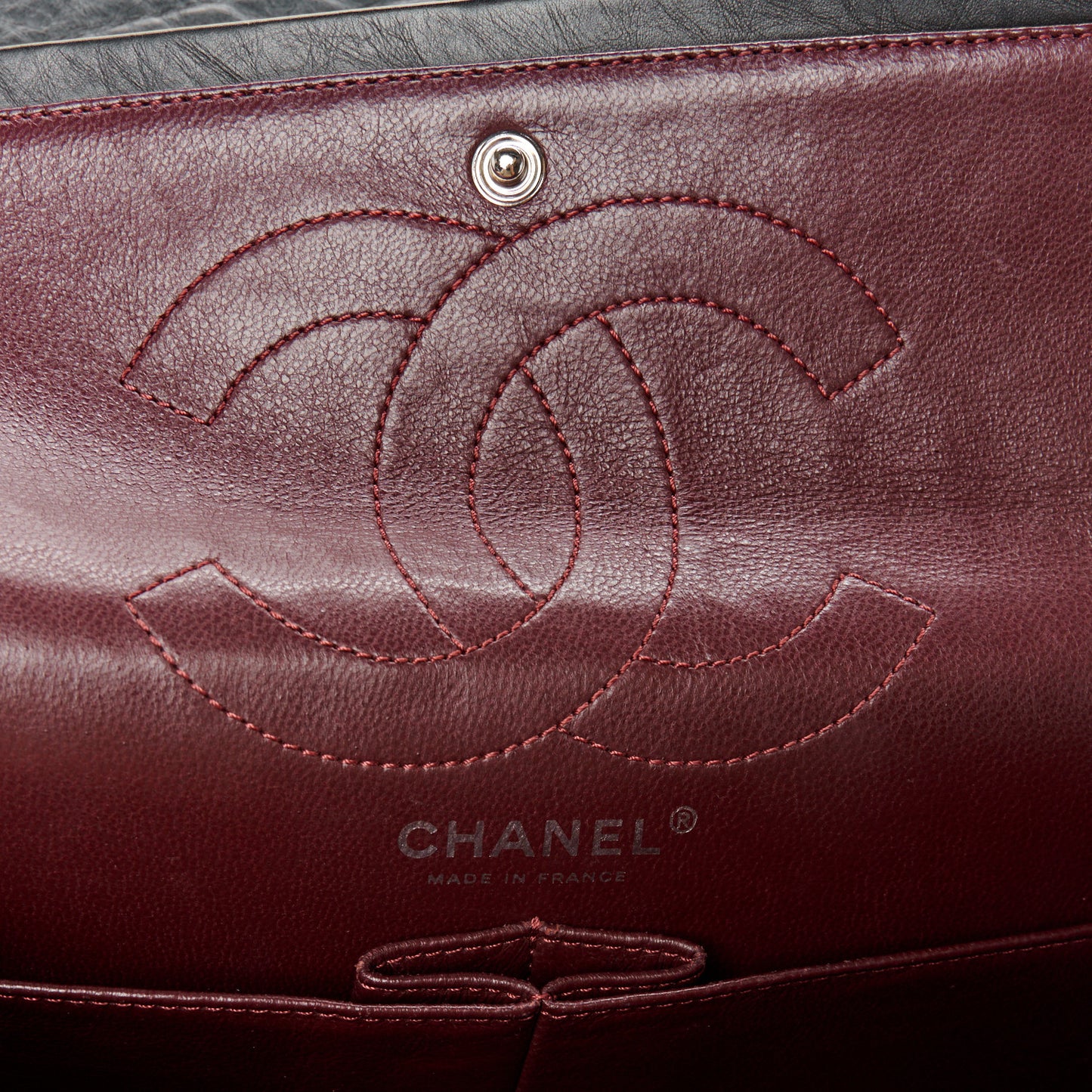 Aged Calfskin Quilted 2.55 Reissue 226 Flap Black