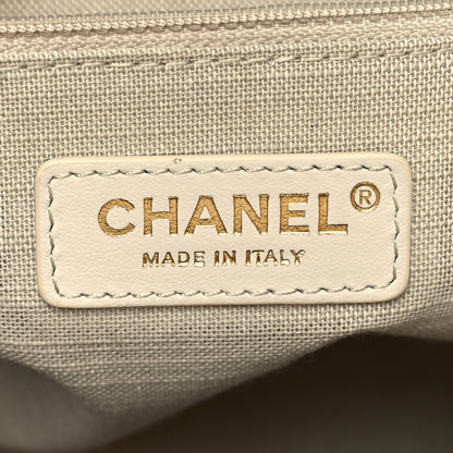 Chanel Mixed Fibers Small Deauville Tote White 8 of 15