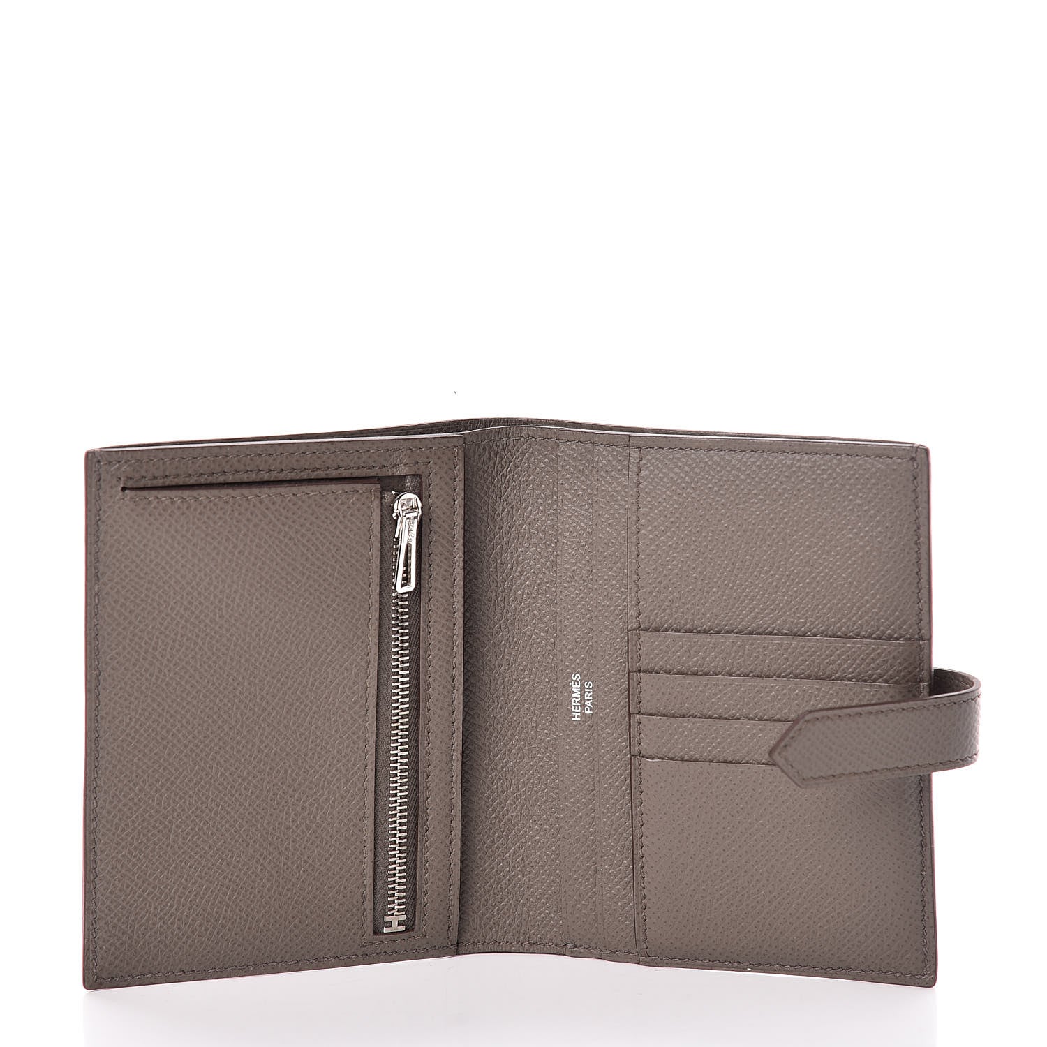 Hermes Epsom Bearn Compact Wallet Etain 5 of 8