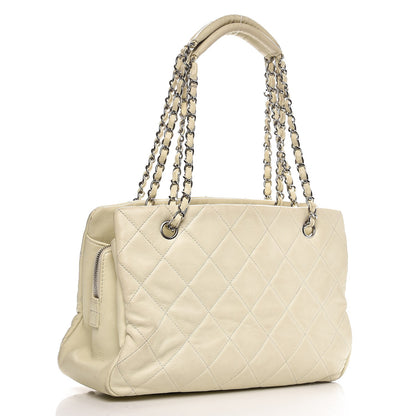 Chanel Caviar CC Timeless Soft Tote Off White 3 of 18