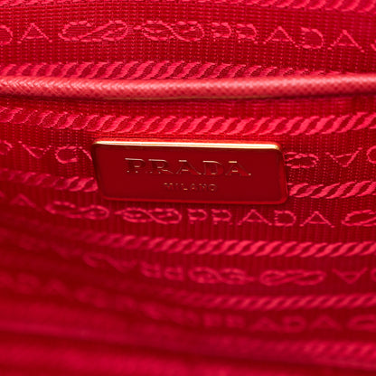 Prada Saffiano Lux Medium Tote Fuoco 6 of 11