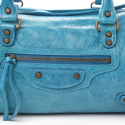Balenciaga Chevre Classic Hardware Mini Twiggy Aquamarine 12 of 12
