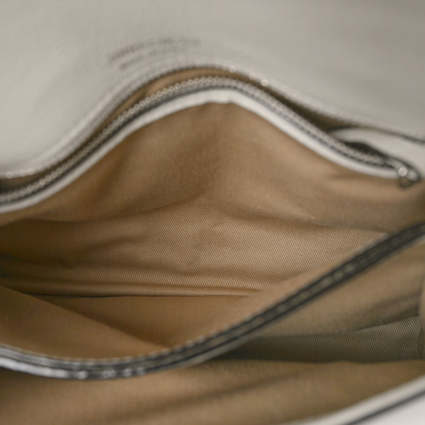 Calfskin Crystal Medium Cheri Top Handle Bag Milk