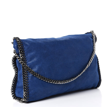 Stella McCartney Shaggy Deer Falabella Fold Over Tote Royal Blue 2 of 9
