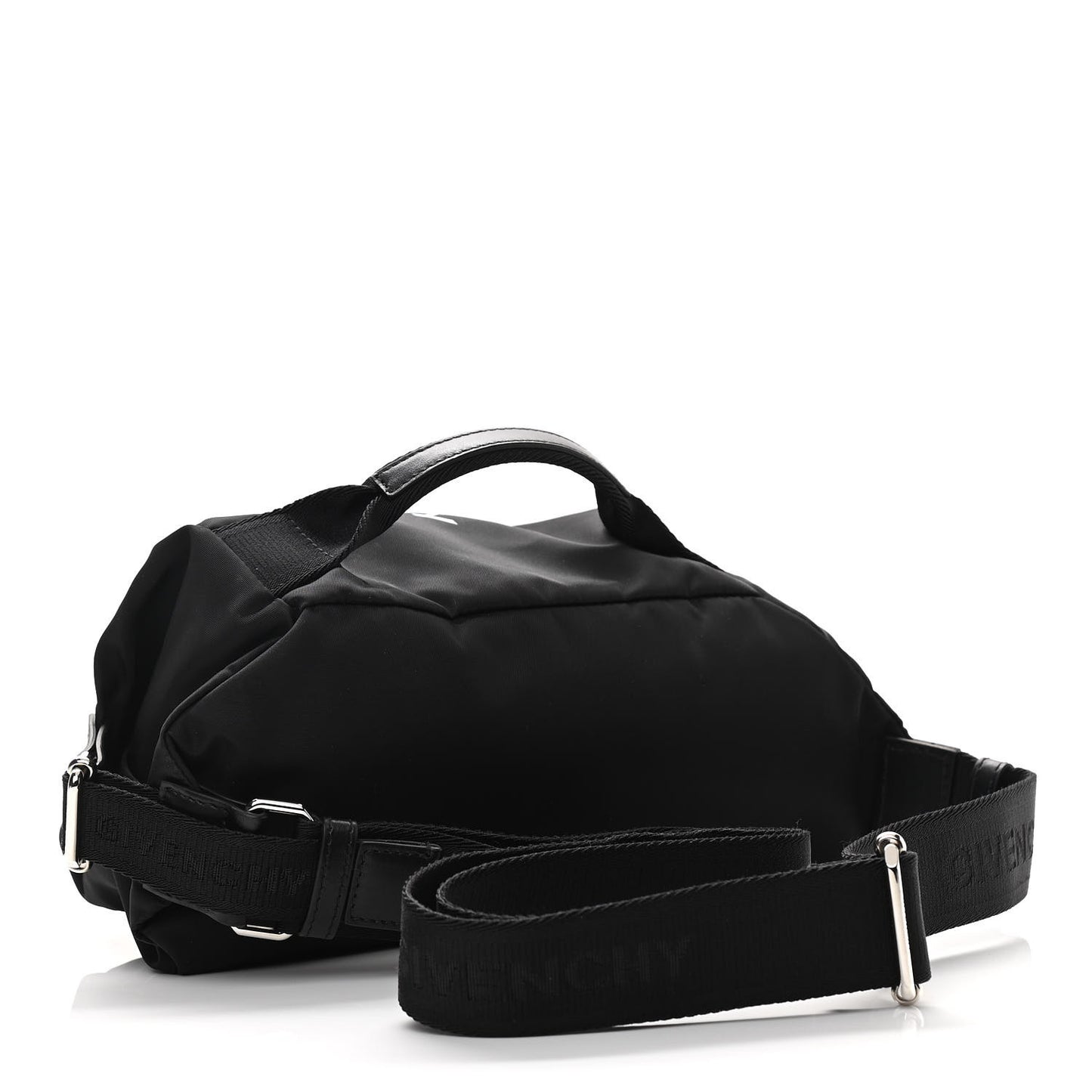 Nylon G-Zip Bum Bag Black