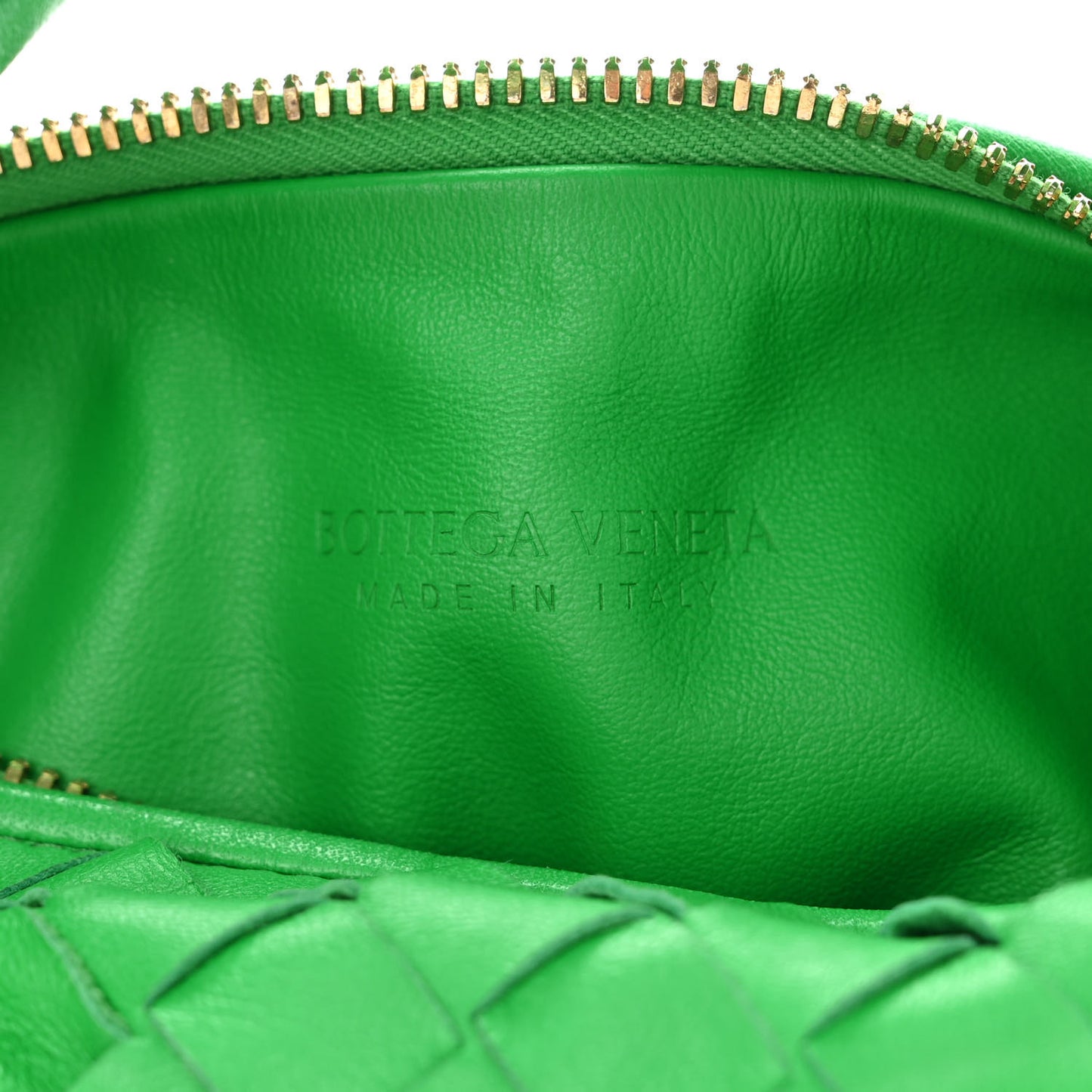 Nappa Intrecciato Mini Jodie Parakeet