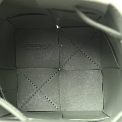 Bottega Veneta Nappa Maxi Intrecciato Mini Cassette Bucket Bag New Sauge 5 of 9