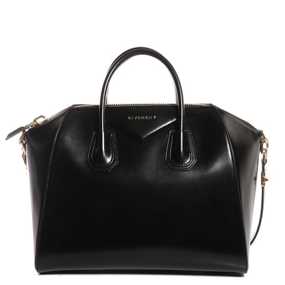 Givenchy Shiny Lord Calfskin Medium Antigona Black 1 of 13