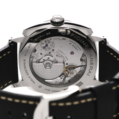 Panerai Stainless Steel Calfskin 45mm Radiomir 1940 3 Days GMT Automatic Watch Black PAM00627 4 of 5