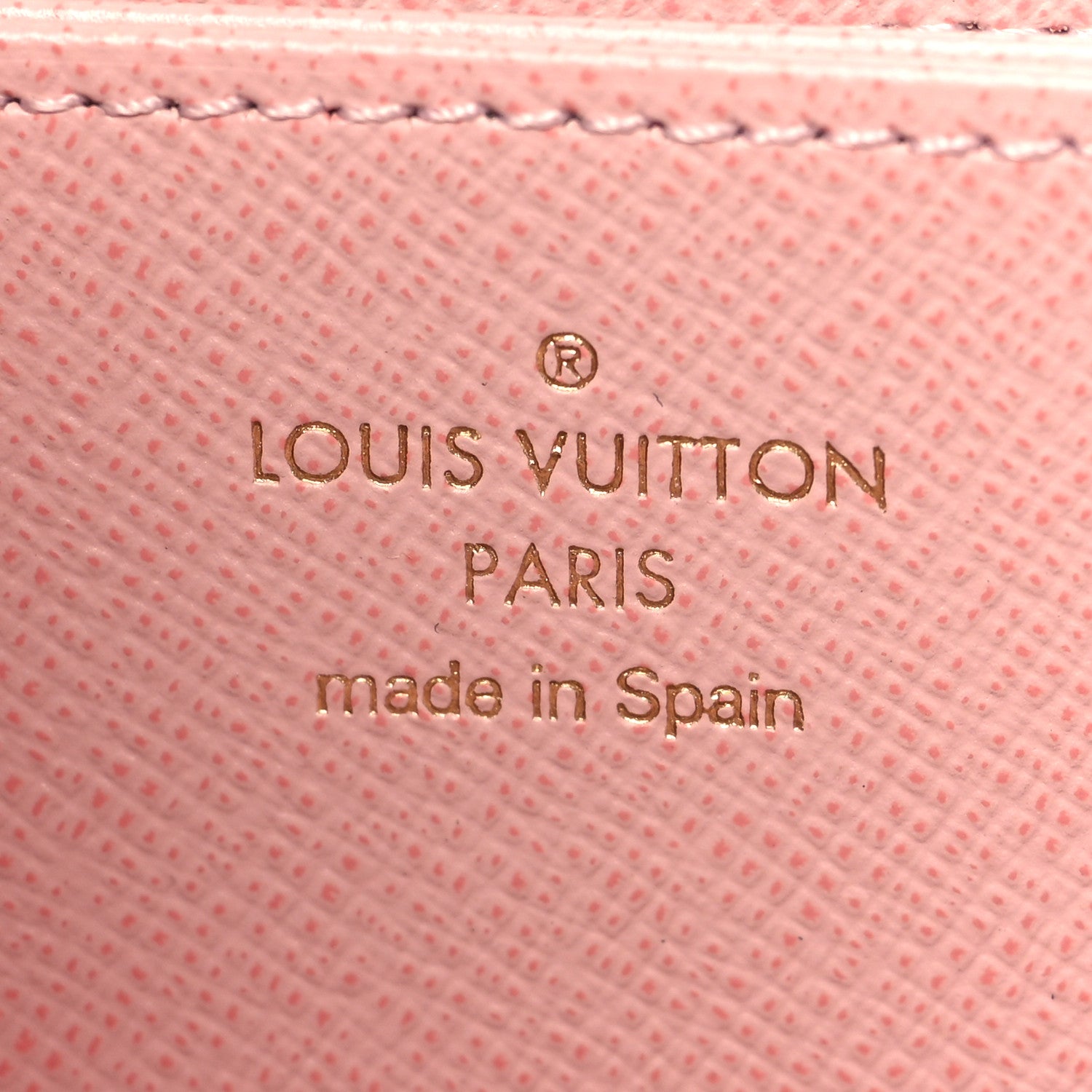 Louis Vuitton Damier Azur Zippy Wallet Rose Ballerine 6 of 9