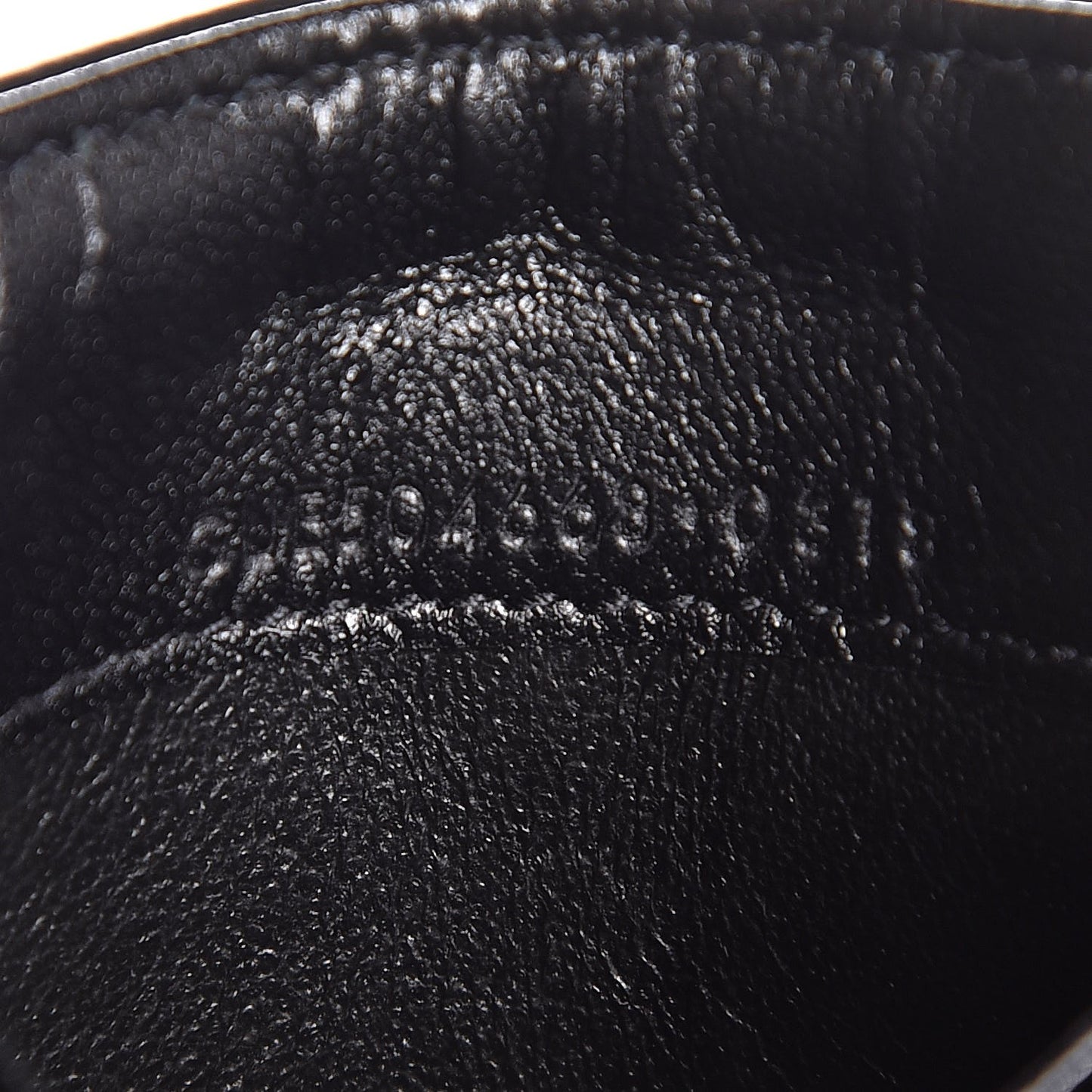 Lambskin Y Quilted Monogram Small Loulou Envelope Wallet Black