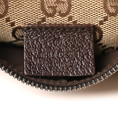Gucci GG Monogram Double Pocket Belt Bag Dark Brown 6 of 10