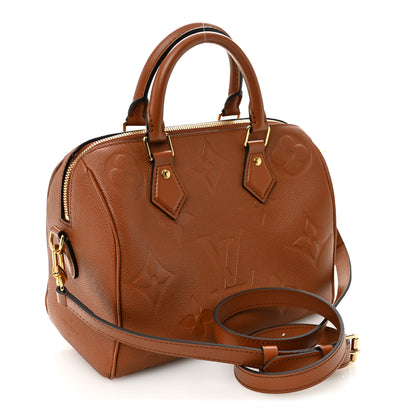 Louis Vuitton Empreinte Monogram Giant Speedy Bandouliere 25 Cognac 3 of 9