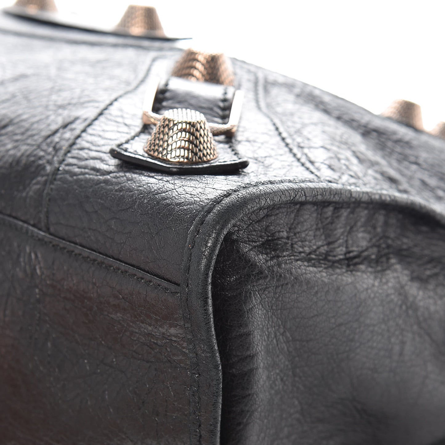 Agneau Giant 21 Rose Gold Hardware City Black