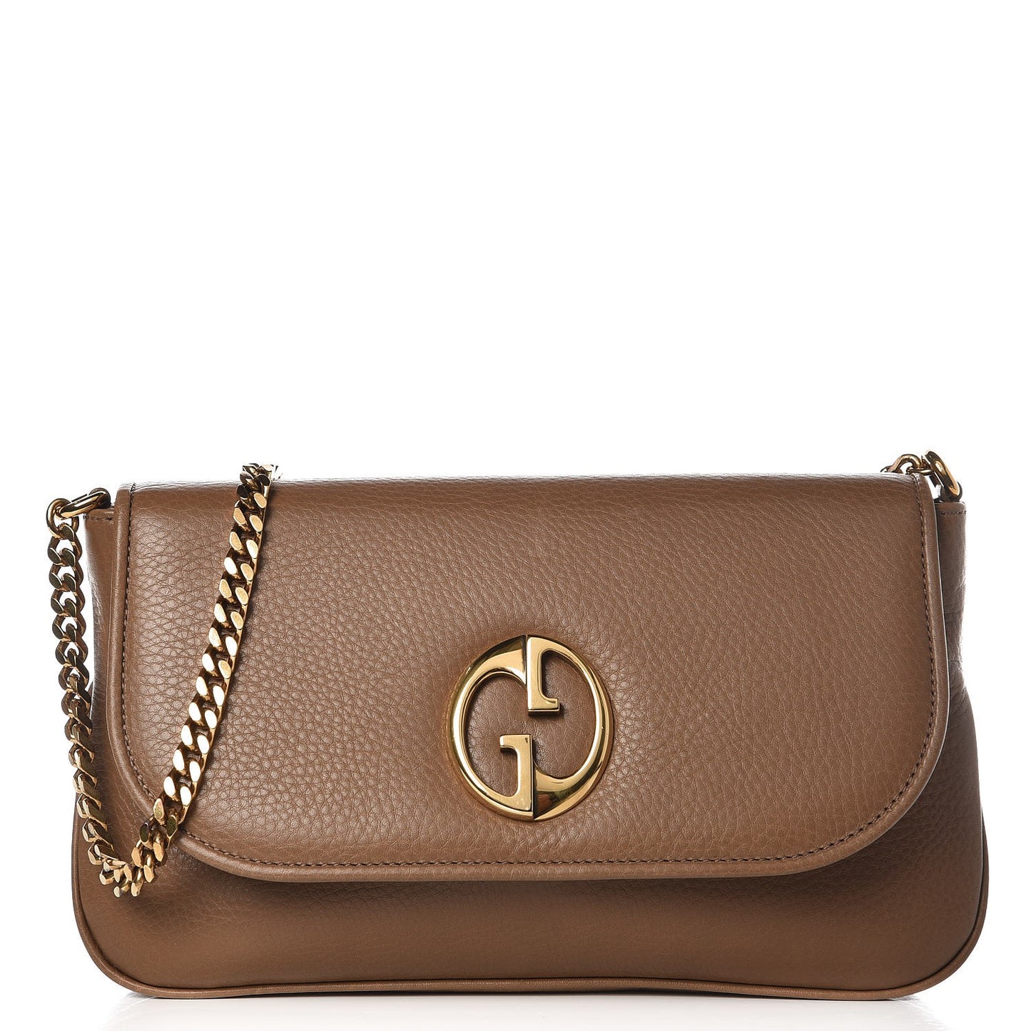 Cellarius Calfskin Medium 1973 Chain Shoulder Bag Marron Glace