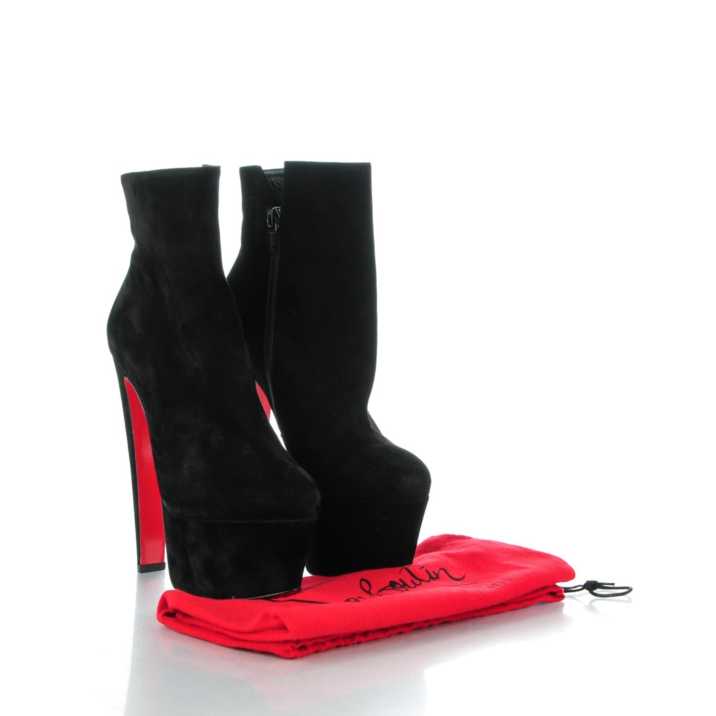 Veau Velours Fierce 160 Ankle Boots 35.5 Black
