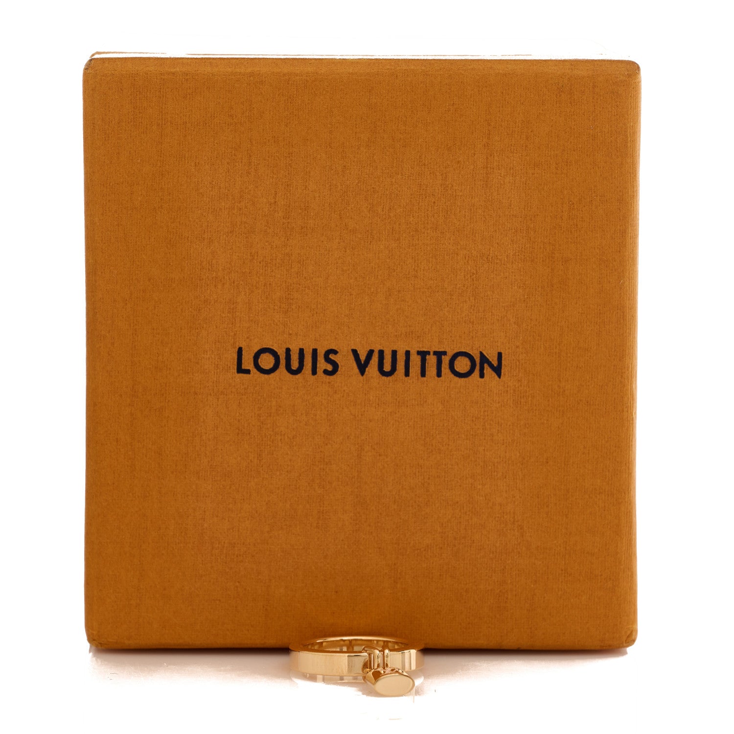 Louis Vuitton 18K Pink Gold Lockit Ring 49 5 6 of 6