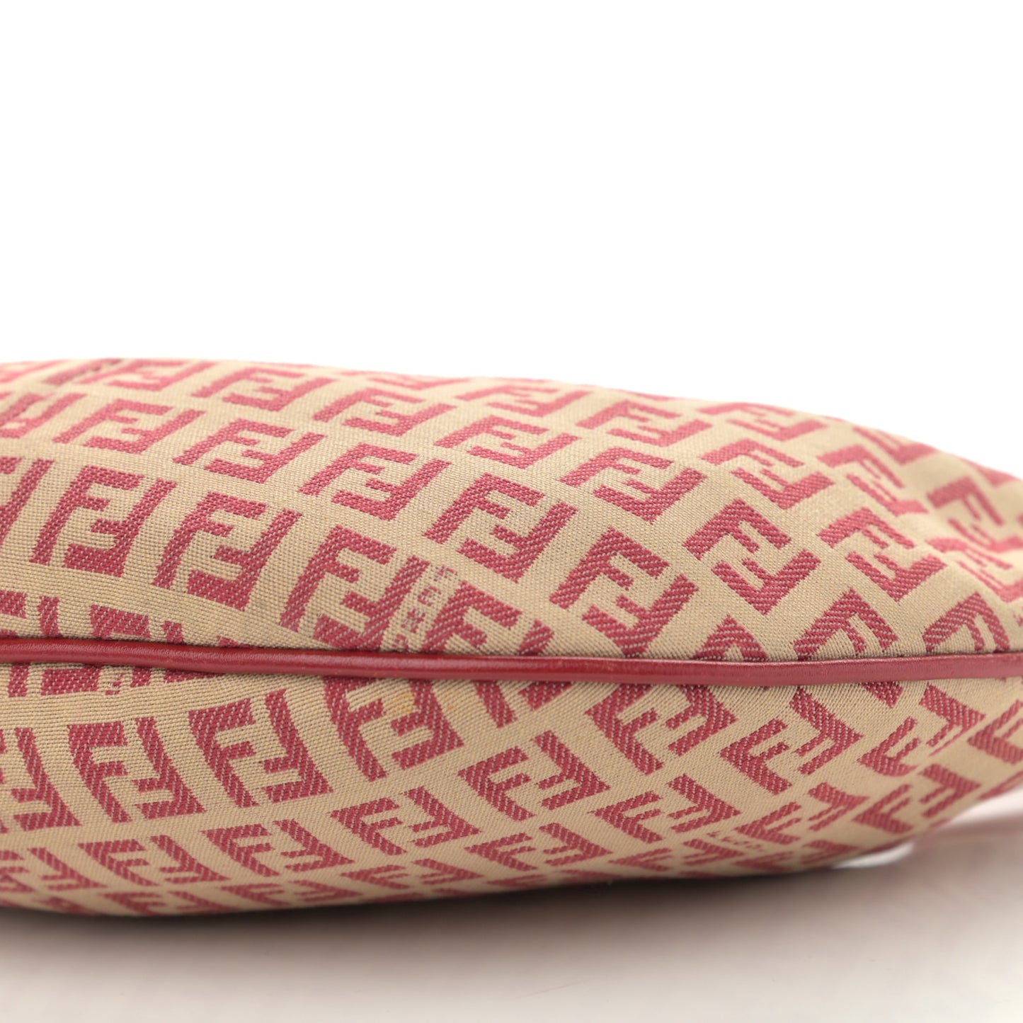 Zucchino Vitello Hobo Beige Rosso