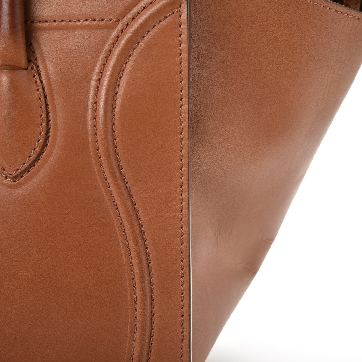 Celine Natural Calfskin Medium Phantom Luggage Tan 19 of 26