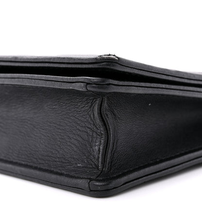 Christian Dior Lambskin Cannage Lady Dior Pouch Black 12 of 20