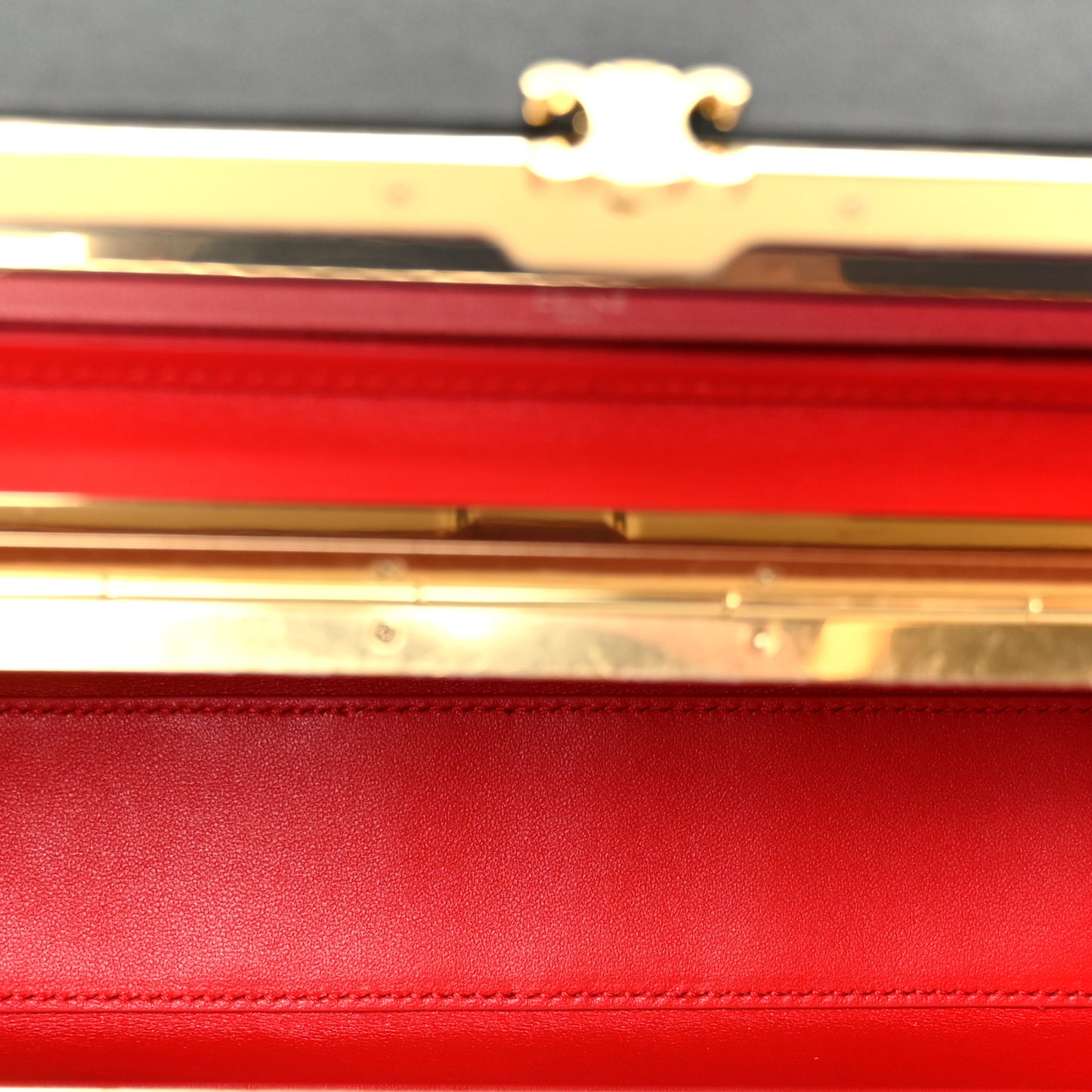 Supple Calfskin Rectangle Bag Black