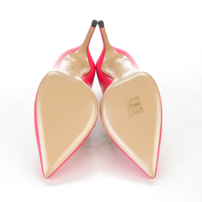 Valentino Garavani Nappa Rockstud 100mm Pumps 37 Fuchsia Poudre 5 of 8