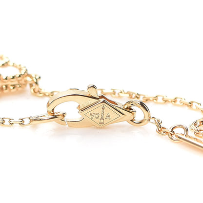 Van Cleef & Arpels 18K Yellow Gold Mother of Pearl Sweet Alhambra Bracelet 4 of 8