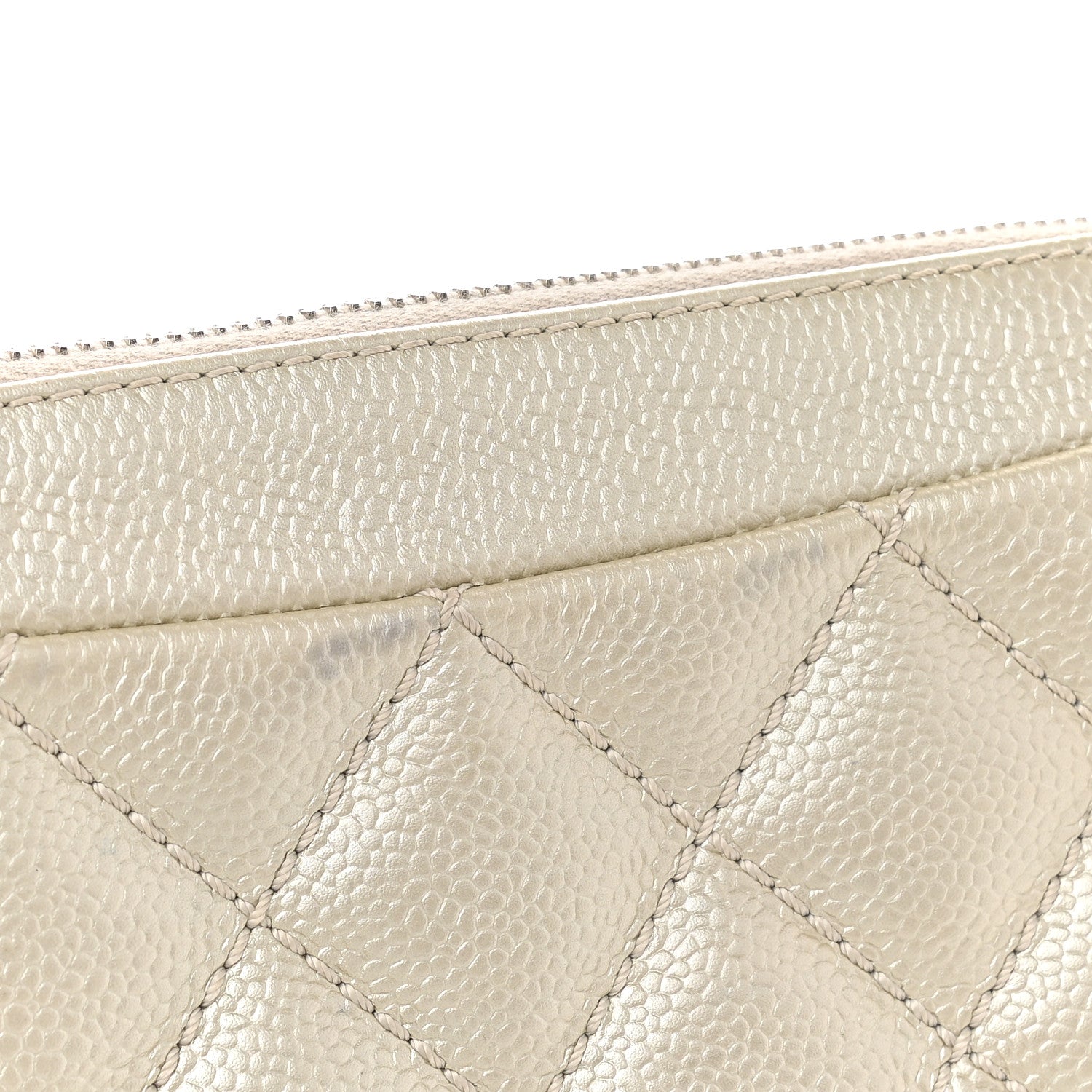 Chanel Metallic Caviar Quilted Timeless CC Shoulder Bag Gold 12 of 12