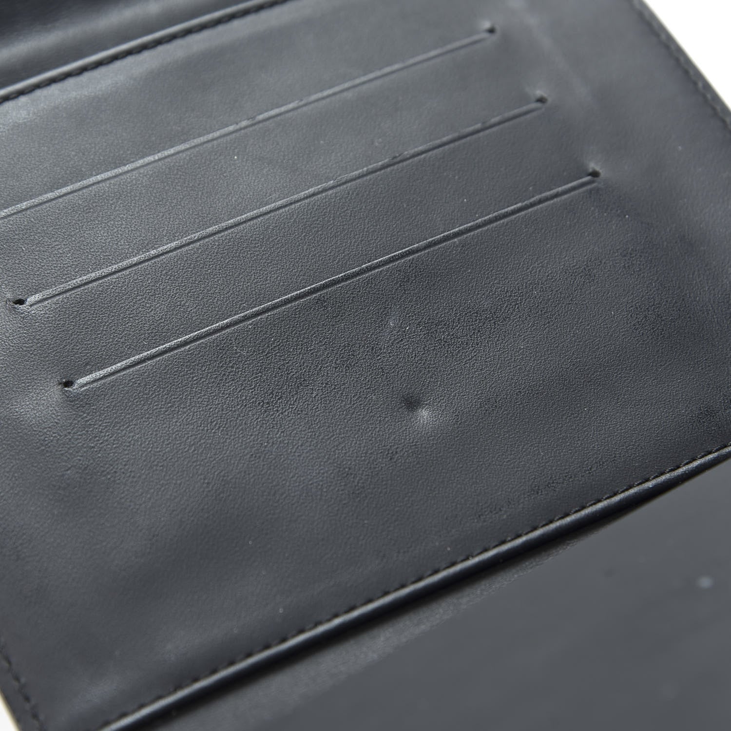 Louis Vuitton Vernis Glace Anouchka PM Wallet Black 9 of 10