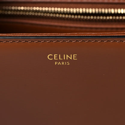 Celine Shiny Calfskin Teen Triomphe Tan 6 of 9