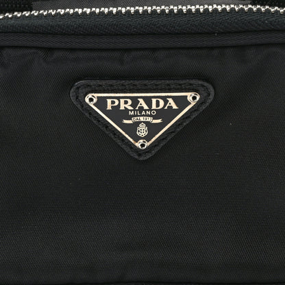 Prada Nylon Saffiano Mini Top Handle Bag Black 8 of 14