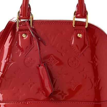 Louis Vuitton Vernis Alma BB Pomme D'Amour 8 of 11