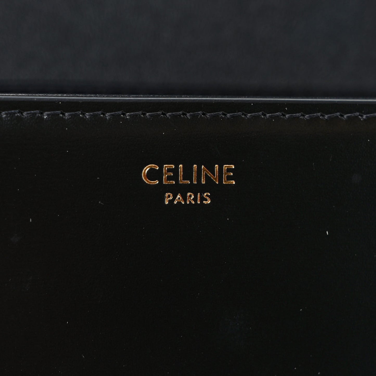Shiny Calfskin Teen Triomphe Black
