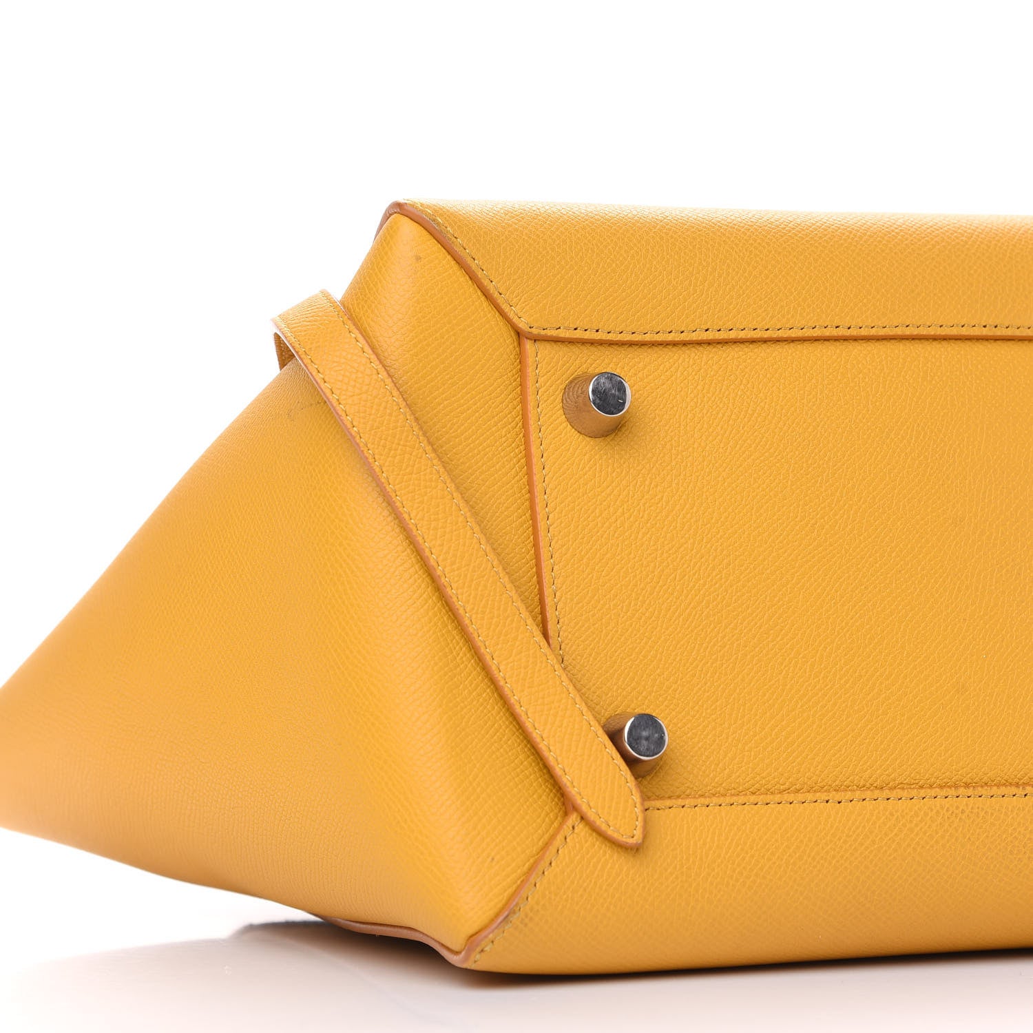 Celine Grained Calfskin Mini Belt Bag Sun Yellow 8 of 11
