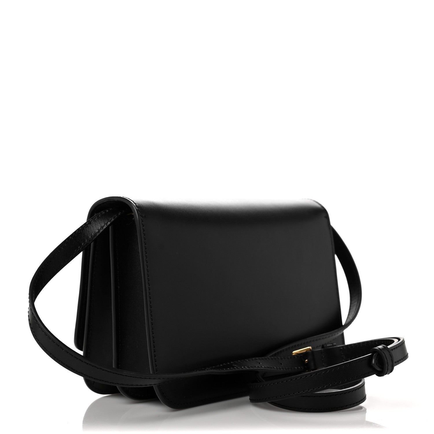 Burberry Calfskin Small TB Bag Black 3 of 8