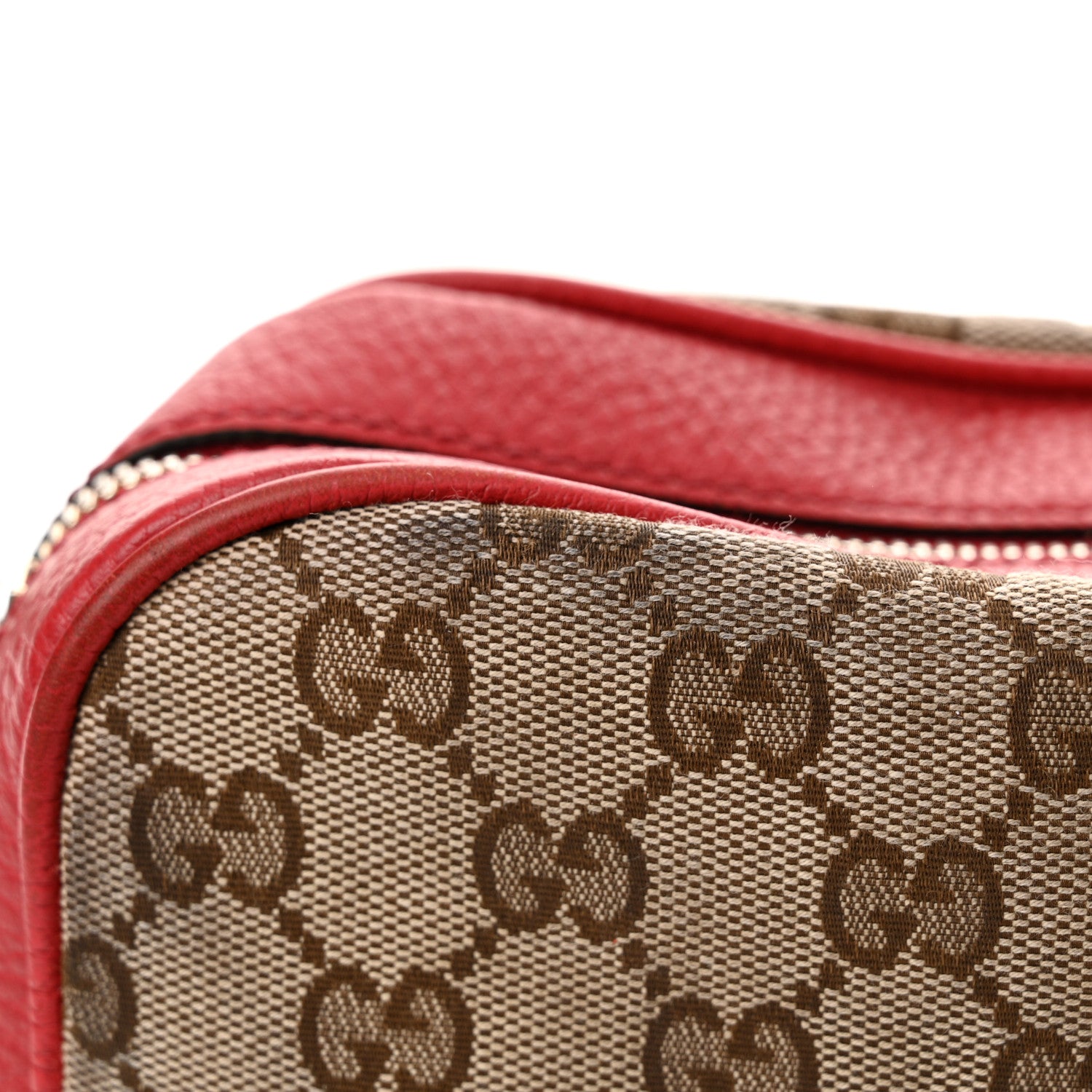 Gucci Monogram Mini Bree Messenger Bag Red 11 of 21