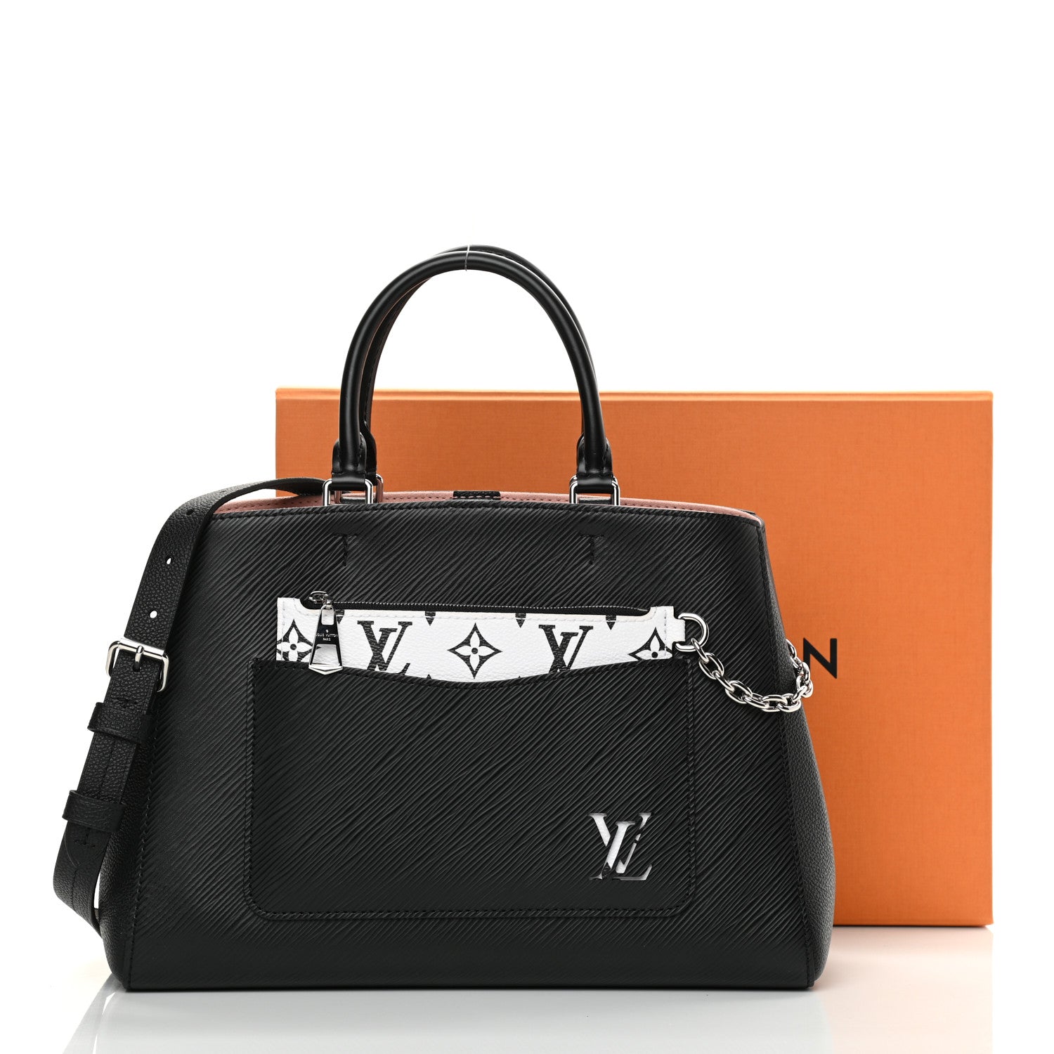 Louis Vuitton Epi Marelle Tote MM Black 13 of 13