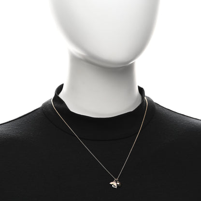 Tiffany 18K Rose Gold Enamel Love Rainbow Charm Pendant Necklace Multicolor 2 of 5
